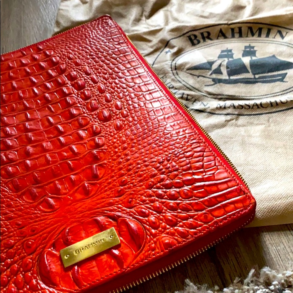 Brahmin large folio with pen and bag